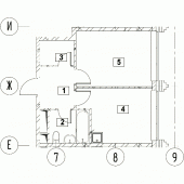 1-комнатная квартира 33,83 м²