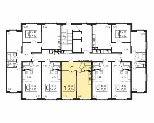 1 комната до 48