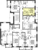 1-комнатная квартира 21 м²