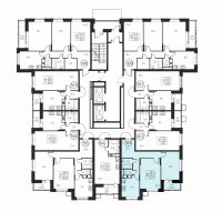2-комнатная, квартира, 56.15 м²