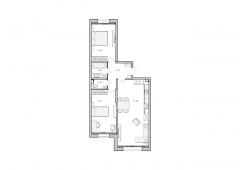 2-комнатная квартира 73,4 м²