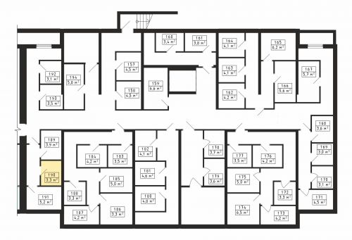 Кладовки, 3.3 м²