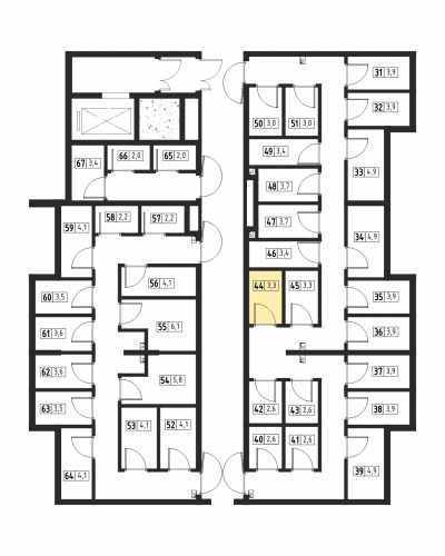 Кладовки, 3.3 м²