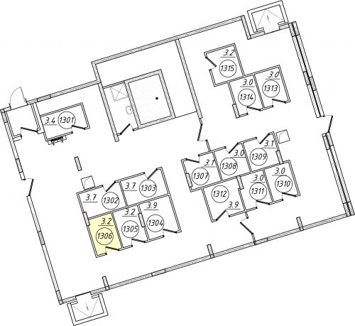 Кладовки, 3.2 м²