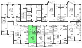 1-комнатная квартира 30,27 м²