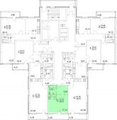1-комнатная квартира 28.81 м²