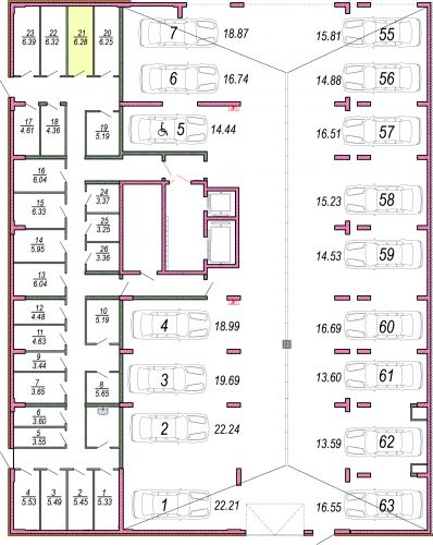 Кладовки, 6.3 м²