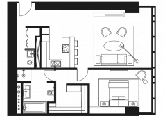 0-комнатная квартира 84,6 м²