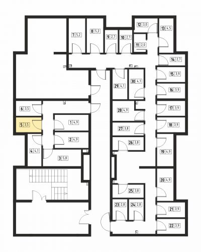 Кладовки, 3.5 м²