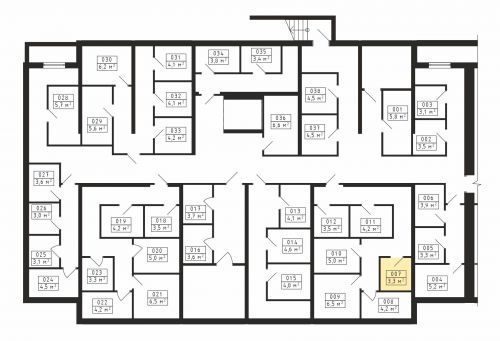Кладовки, 3.3 м²
