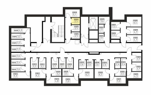 Кладовки, 2.5 м²