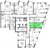 1-комнатная квартира 27,8 м²