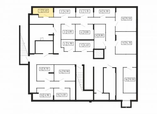 Кладовки, 5.4 м²