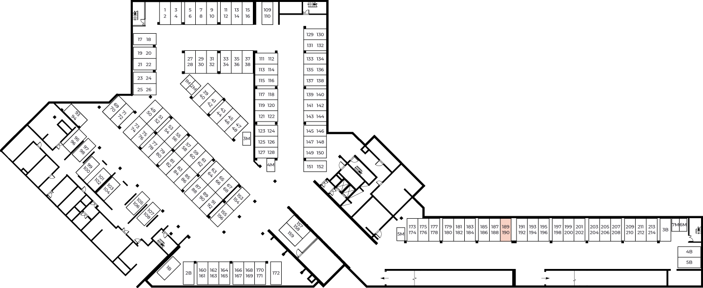 Машиноместа №189/190