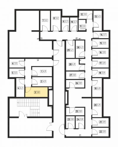 Кладовки, 5.8 м²