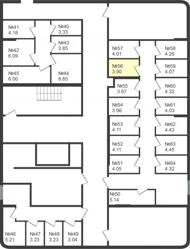 Кладовки, 3.9 м²