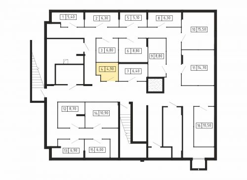 Кладовки, 4.9 м²