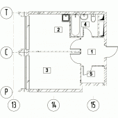 1-комнатная квартира 34,03 м²