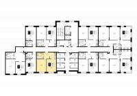 1-комнатная, квартира, 39.1 м²