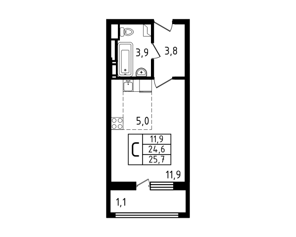 Студия до 25.8