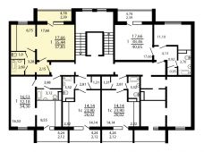 1-комнатная квартира 37,83 м²