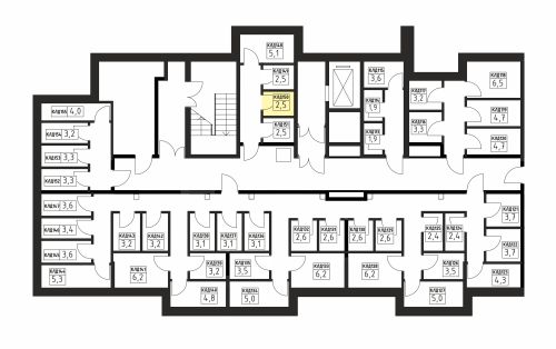 Кладовки, 2.5 м²