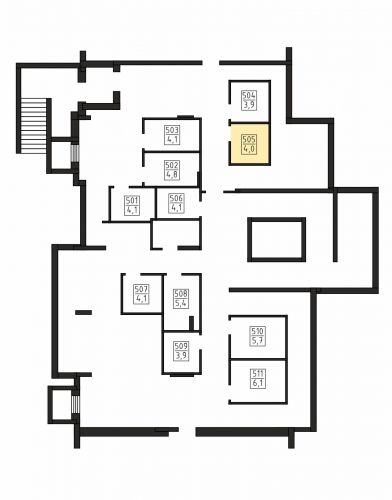 Кладовки, 4 м²