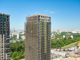 Фасадные работы, монтаж остекления
