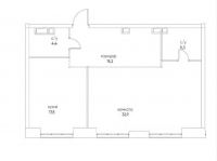 2-комнатная, квартира, 75.7 м²