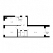 2-комнатная квартира 59,15 м²