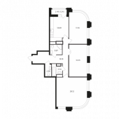 3-комнатная квартира 106,93 м²