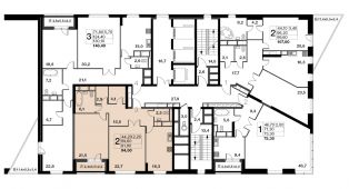 2-комнатная квартира 91,8 м²