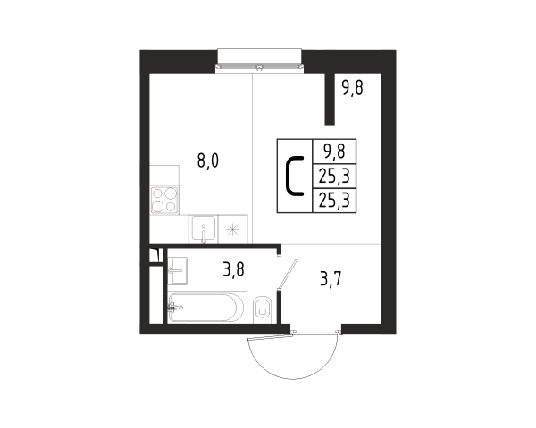 Студия до 25.3