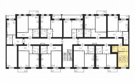 1-комнатная квартира 18,4 м²