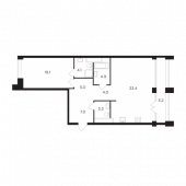 1-комнатная квартира 84,02 м²