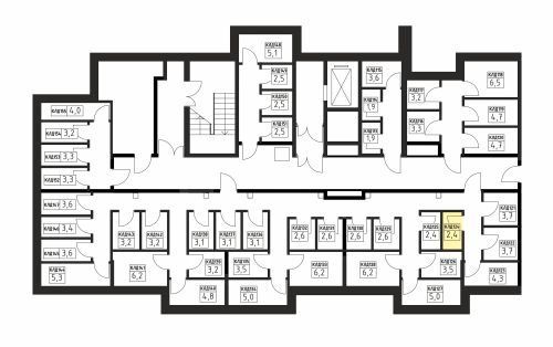 Кладовки, 2.4 м²