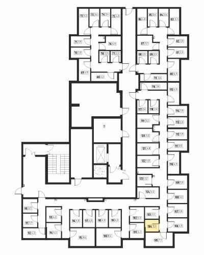 Кладовки, 3.1 м²