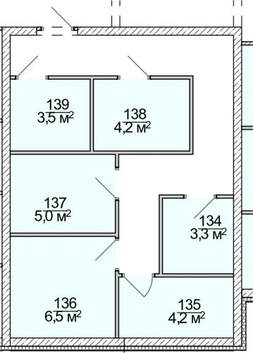 Кладовки, 3.3 м²