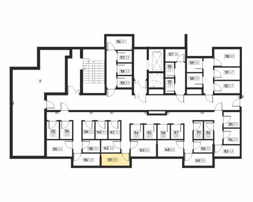 Кладовки, 3.2 м²