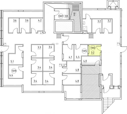 Кладовки, 3.2 м²