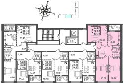 3-комнатная квартира 80,33 м²
