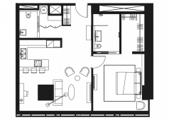 0-комнатная квартира 85,7 м²