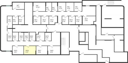 Кладовки, 9.57 м²