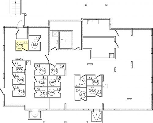 Кладовки, 3.1 м²
