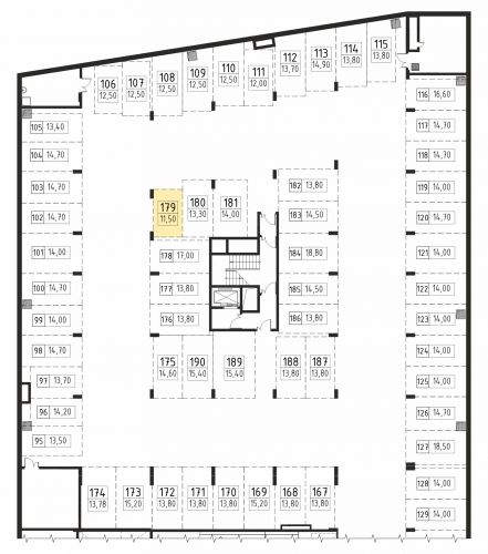 Машиноместа, 11.5 м²