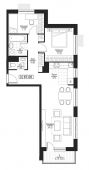 3-комнатная квартира 67,04 м²