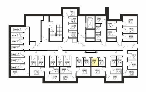 Кладовки, 2.6 м²