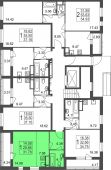 1-комнатная квартира 31,78 м²