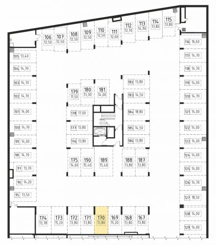 Машиноместа, 13.8 м²