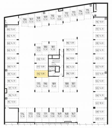 Машиноместа, 13.8 м²